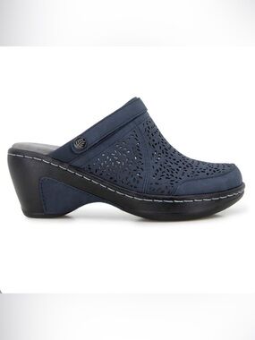 Jambu JBU Women's Rosie Wide Step In Clog In Navy Size 11 Wide NEW Other
